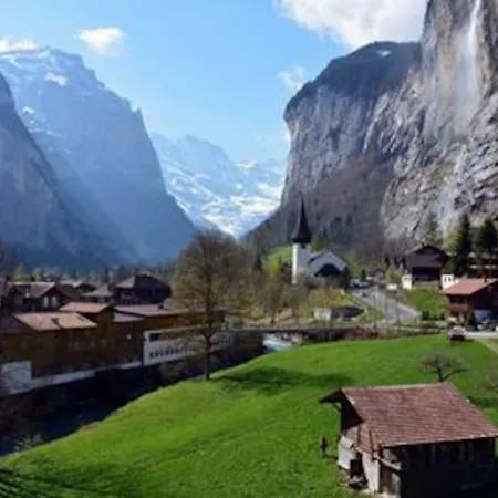 Eyhus 5 1br Opposite Staubbach Waterfalls + Parking Apartamento *